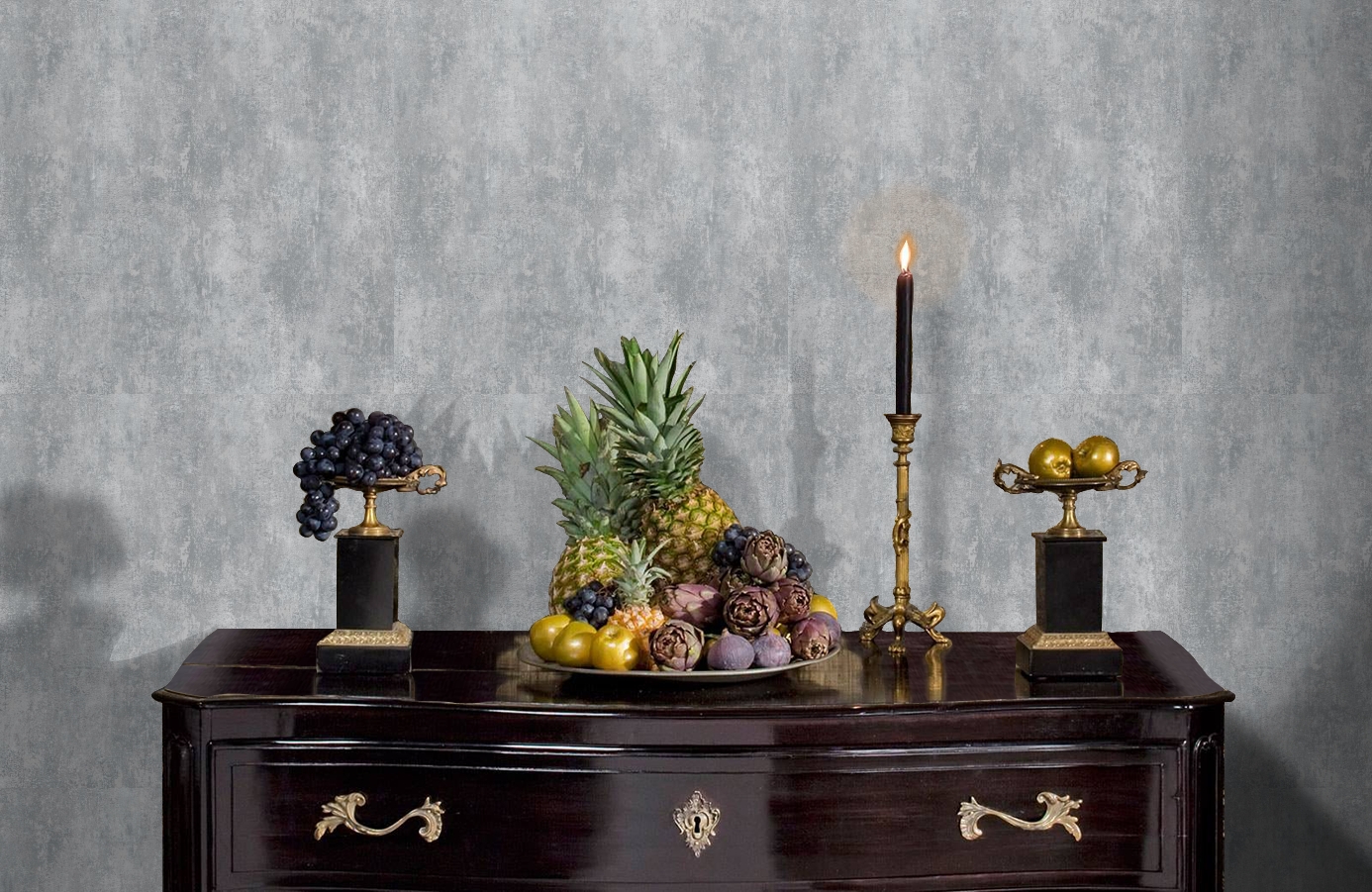 Обои 18317 фото в интерьере гостиной