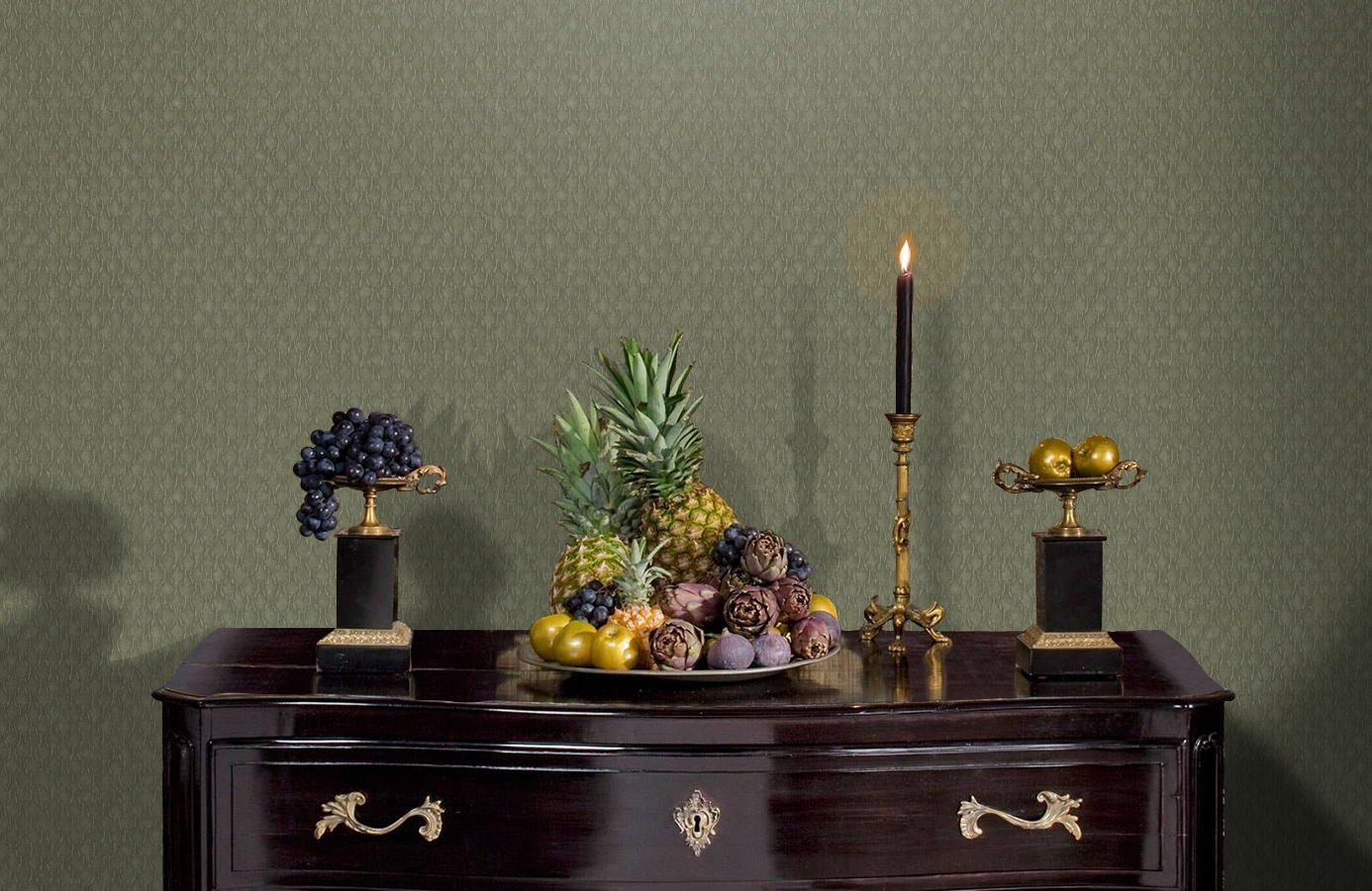 Обои 18321 фото в интерьере гостиной