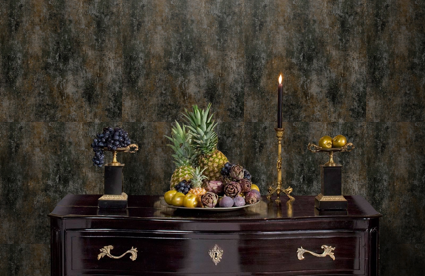 Обои 18324 фото в интерьере гостиной