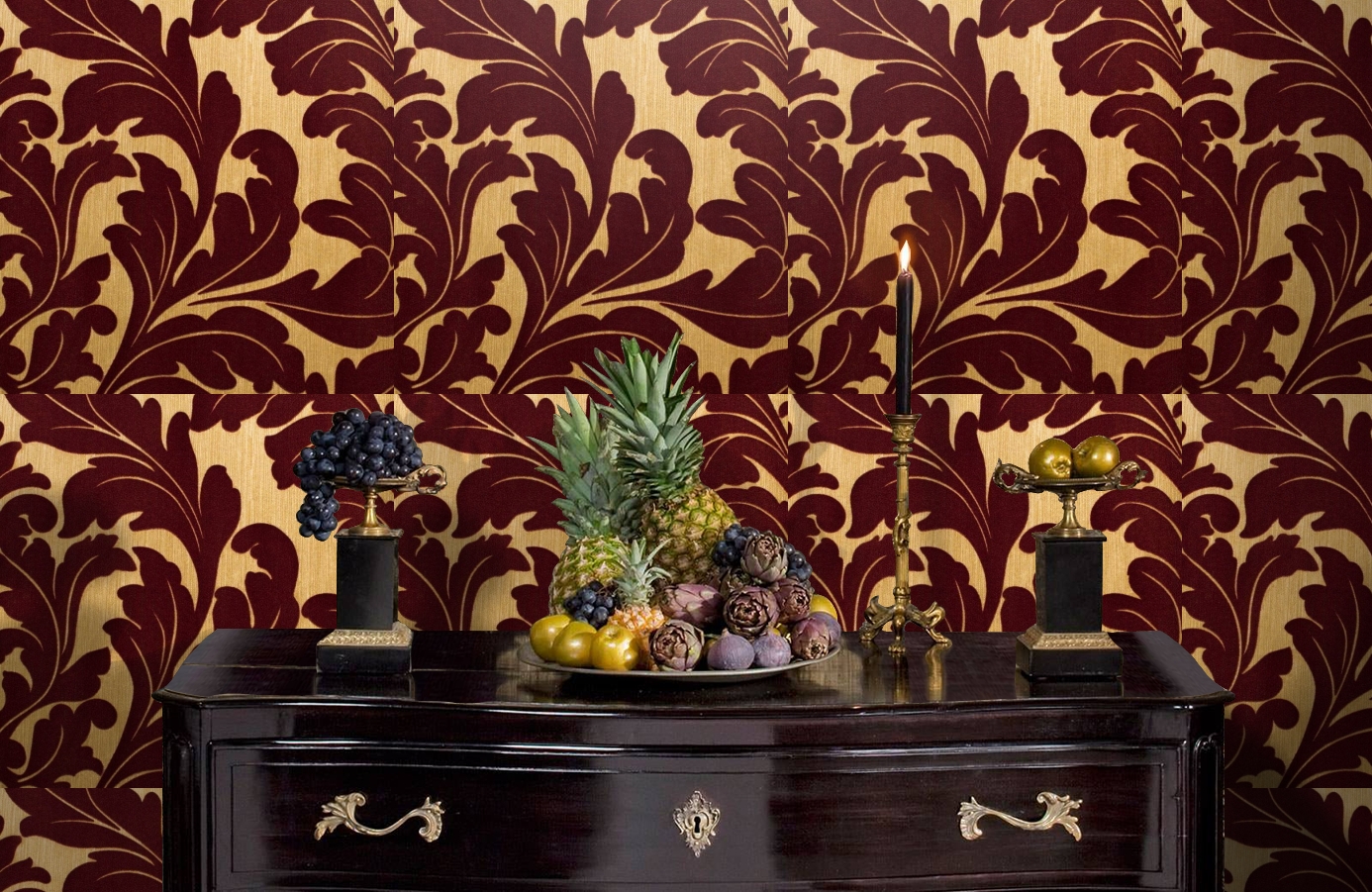 Обои 195002 фото в интерьере гостиной Обои 195002 фото в интерьере гостиной