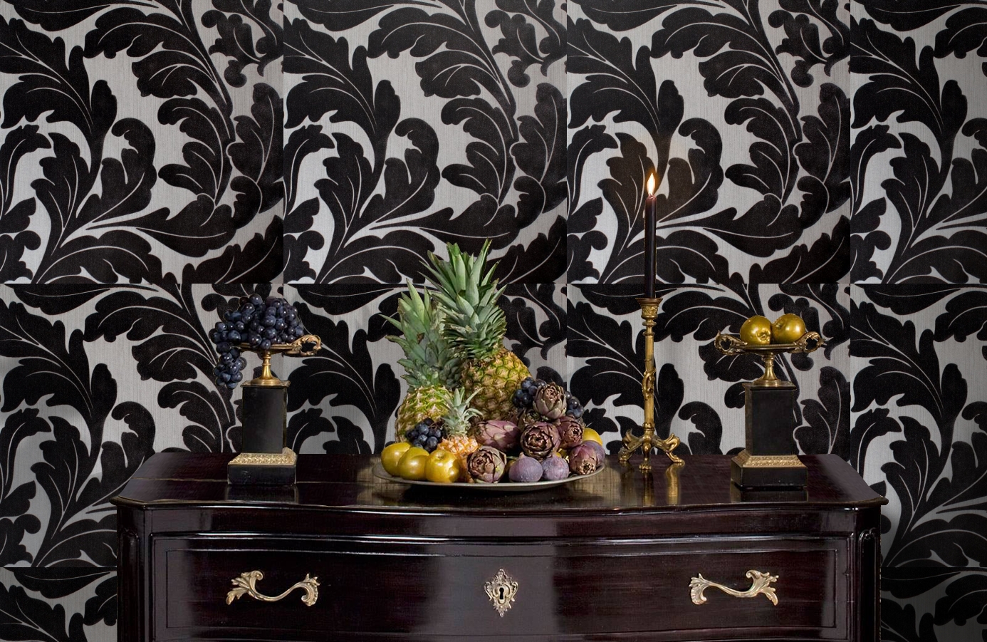 Обои 195004 фото в интерьере гостиной Обои 195004 фото в интерьере гостиной