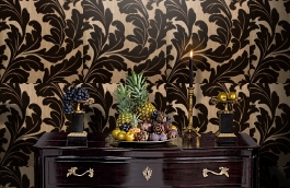 Обои 195005 фото в интерьере гостиной превью