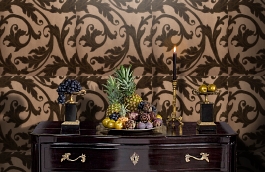 Обои 195011 фото в интерьере гостиной превью