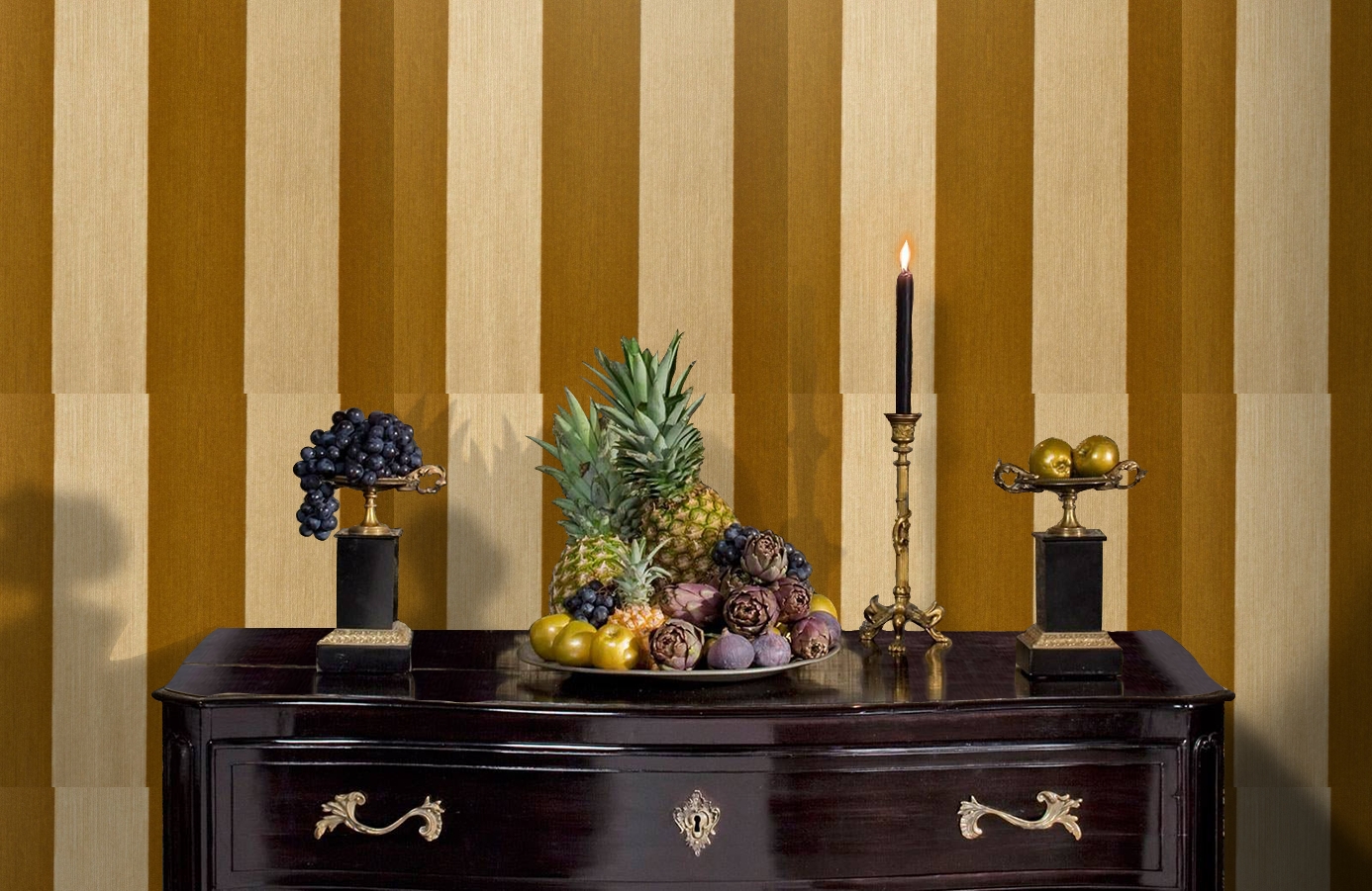 Обои 195015 фото в интерьере гостиной