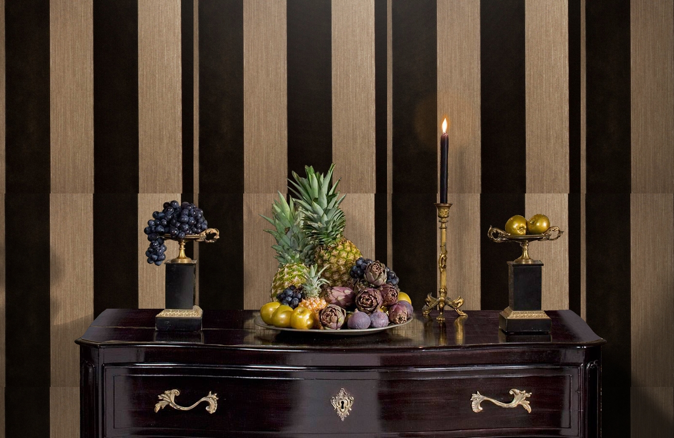 Обои 195017 фото в интерьере гостиной