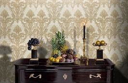 Обои 20811 фото в интерьере гостиной превью