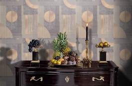 Обои 33403 фото в интерьере гостиной превью