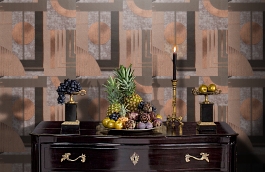 Обои 33409 фото в интерьере гостиной превью