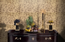 Обои 40431 фото в интерьере гостиной превью