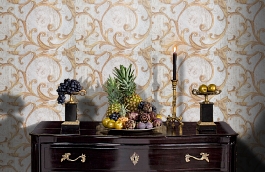 Обои PS30002 фото в интерьере гостиной превью