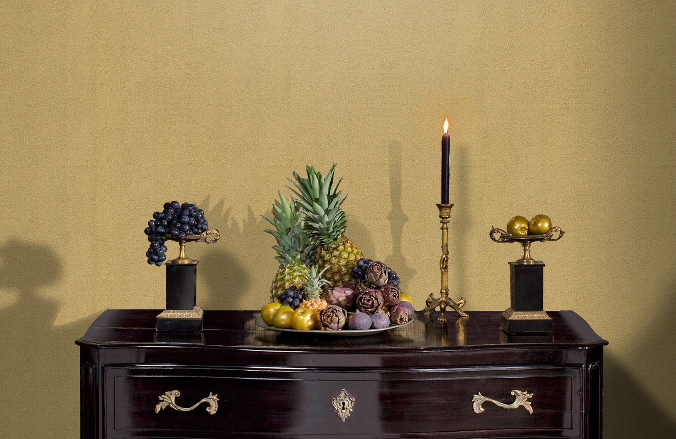 Обои RC19017 фото в интерьере гостиной