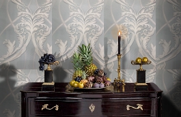 Обои 46-135-03 фото в интерьере гостиной превью