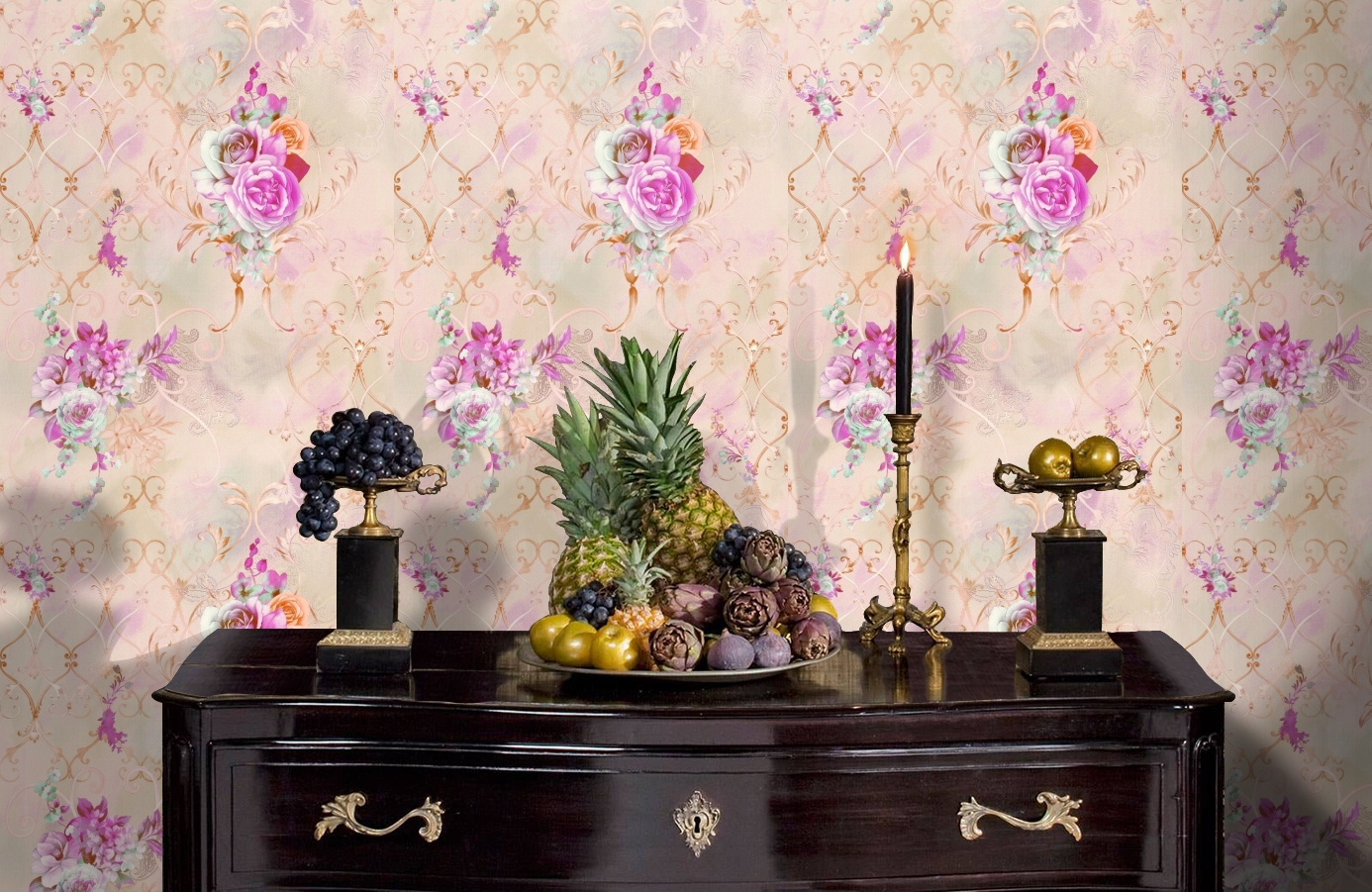 Обои 11700-03 фото в интерьере гостиной Обои 11700-03 фото в интерьере гостиной