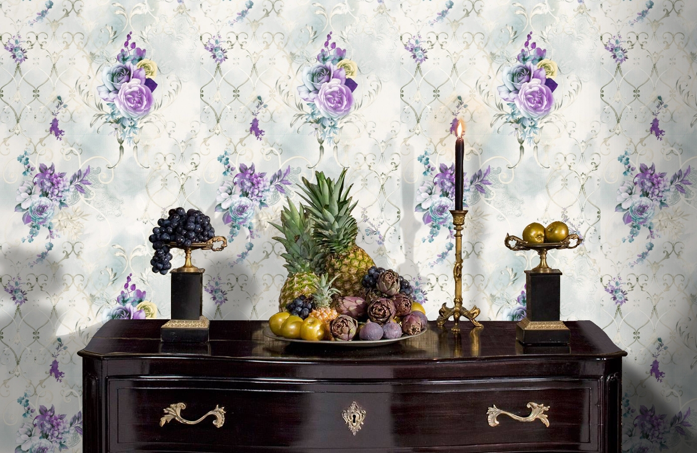 Обои 11700-04 фото в интерьере гостиной Обои 11700-04 фото в интерьере гостиной