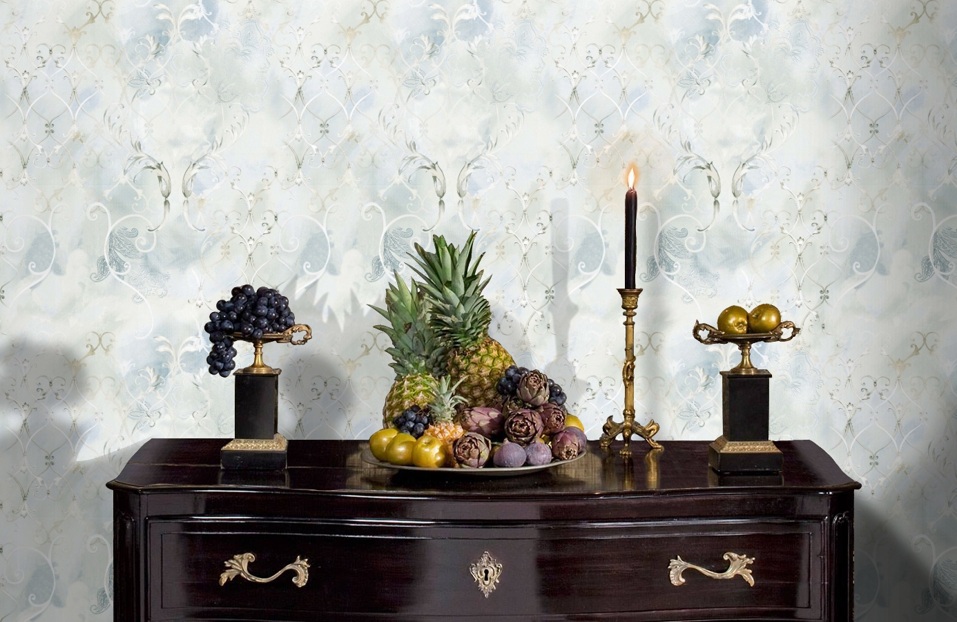 Обои 11800-04 фото в интерьере гостиной