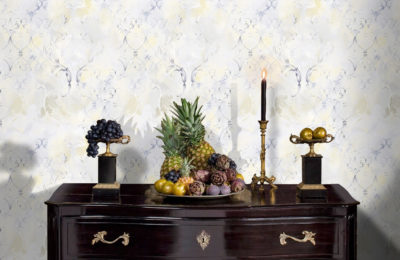 Обои 11800-08 фото в интерьере гостиной