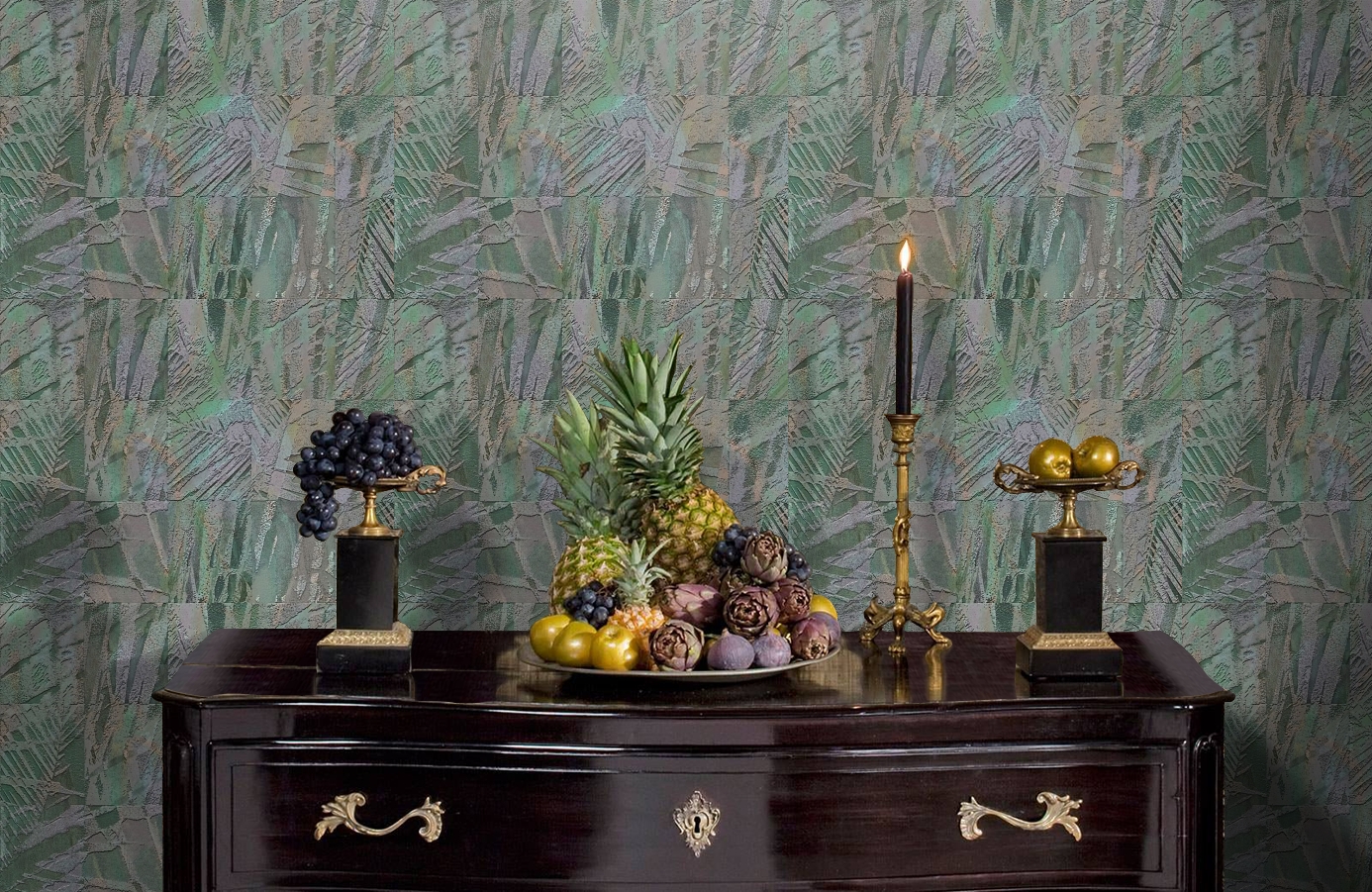 Обои 281538 фото в интерьере гостиной