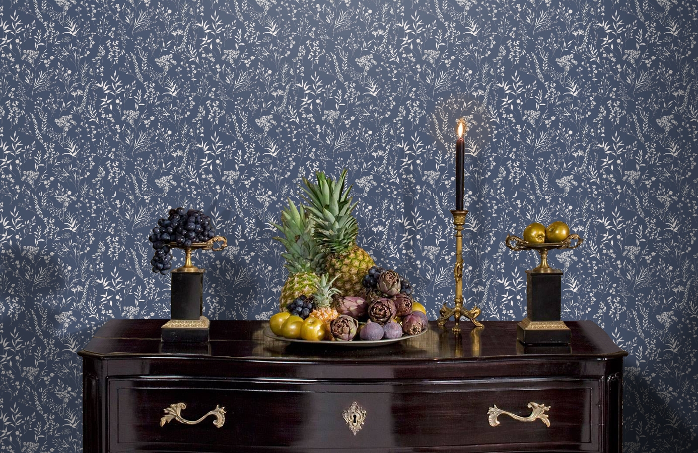 Обои 285219 фото в интерьере гостиной