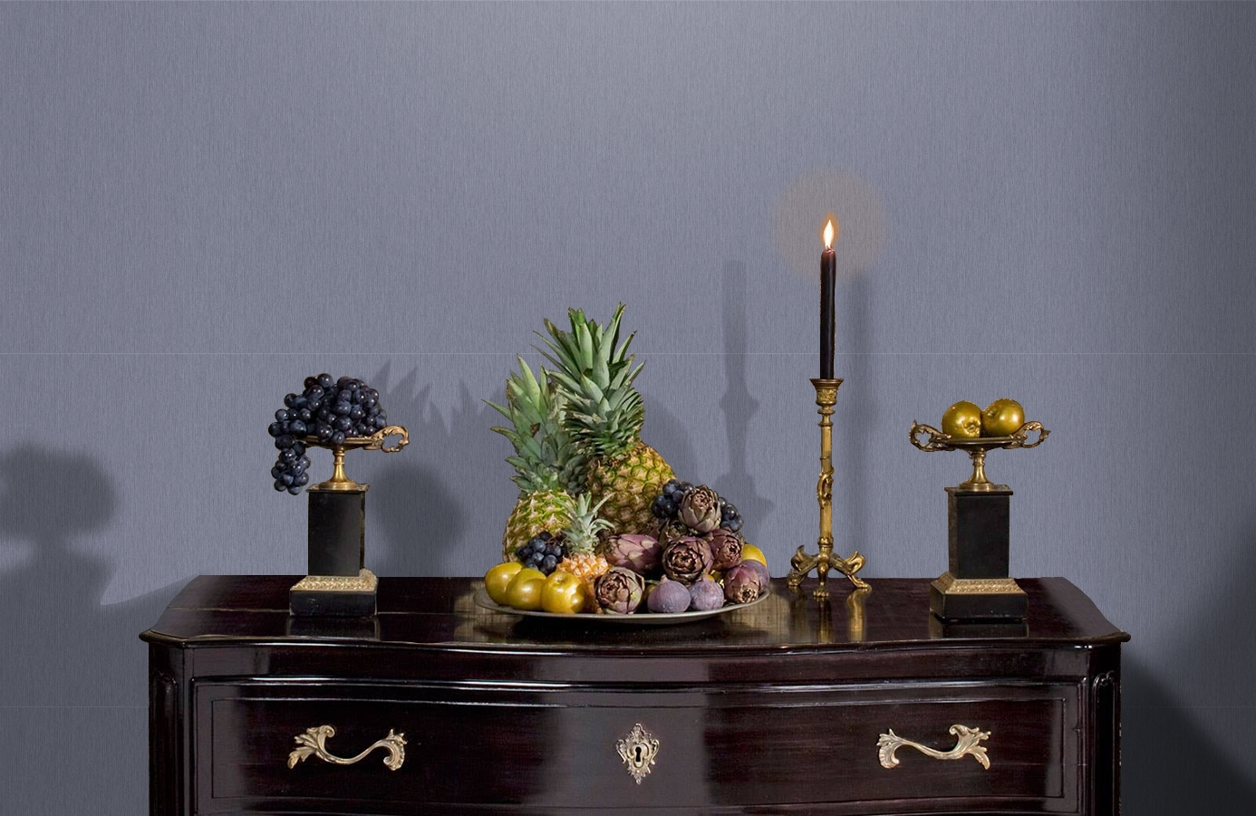 Обои 285549 фото в интерьере гостиной