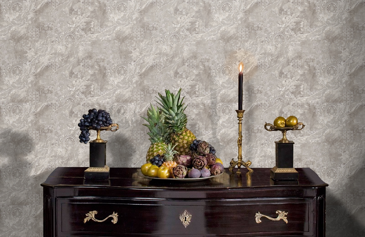 Обои 285618 фото в интерьере гостиной