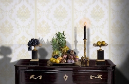 Обои 71002-1 фото в интерьере гостиной превью