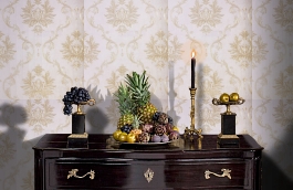 Обои 71002-3 фото в интерьере гостиной превью