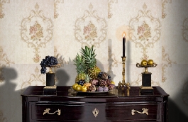 Обои 71007-5 фото в интерьере гостиной превью