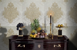 Обои 7771801 фото в интерьере гостиной превью