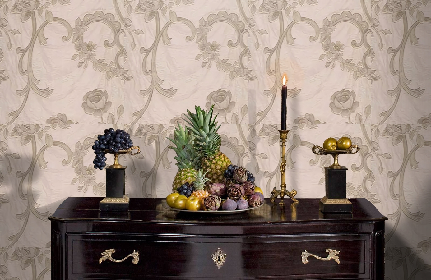 Обои 81205 фото в интерьере гостиной