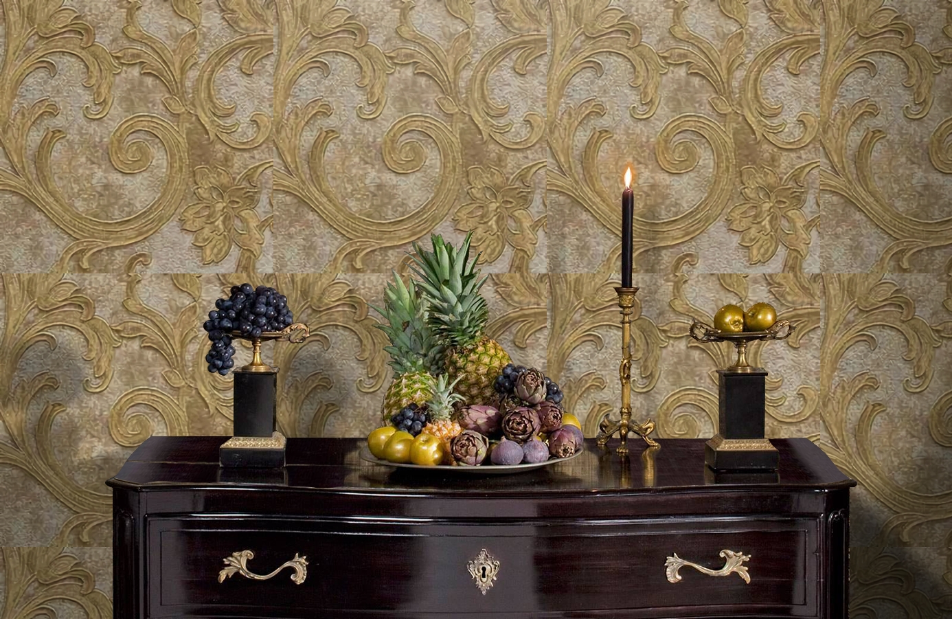 Обои 81217 фото в интерьере гостиной Обои 81217 фото в интерьере гостиной