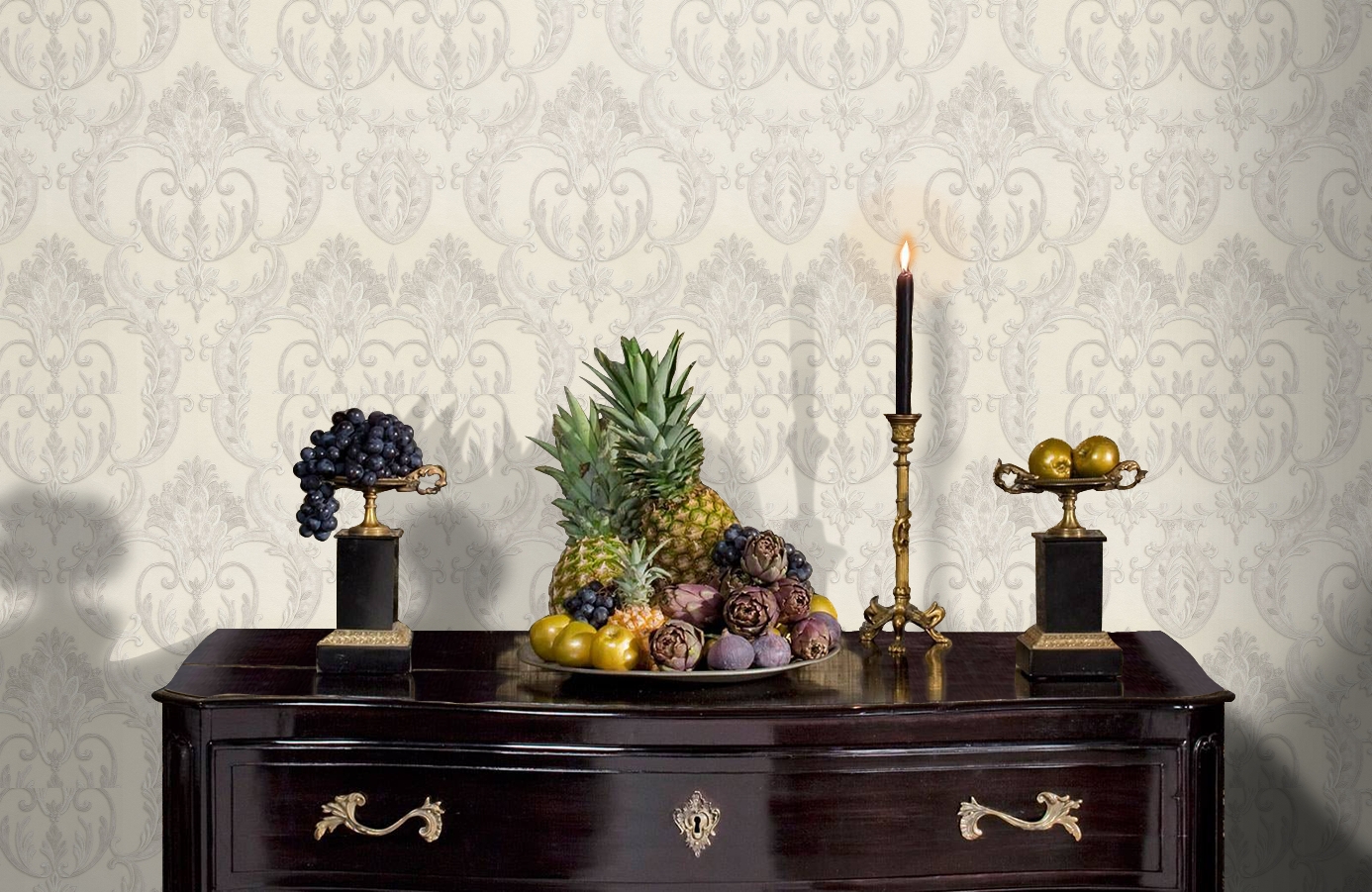 Обои 82007 фото в интерьере гостиной