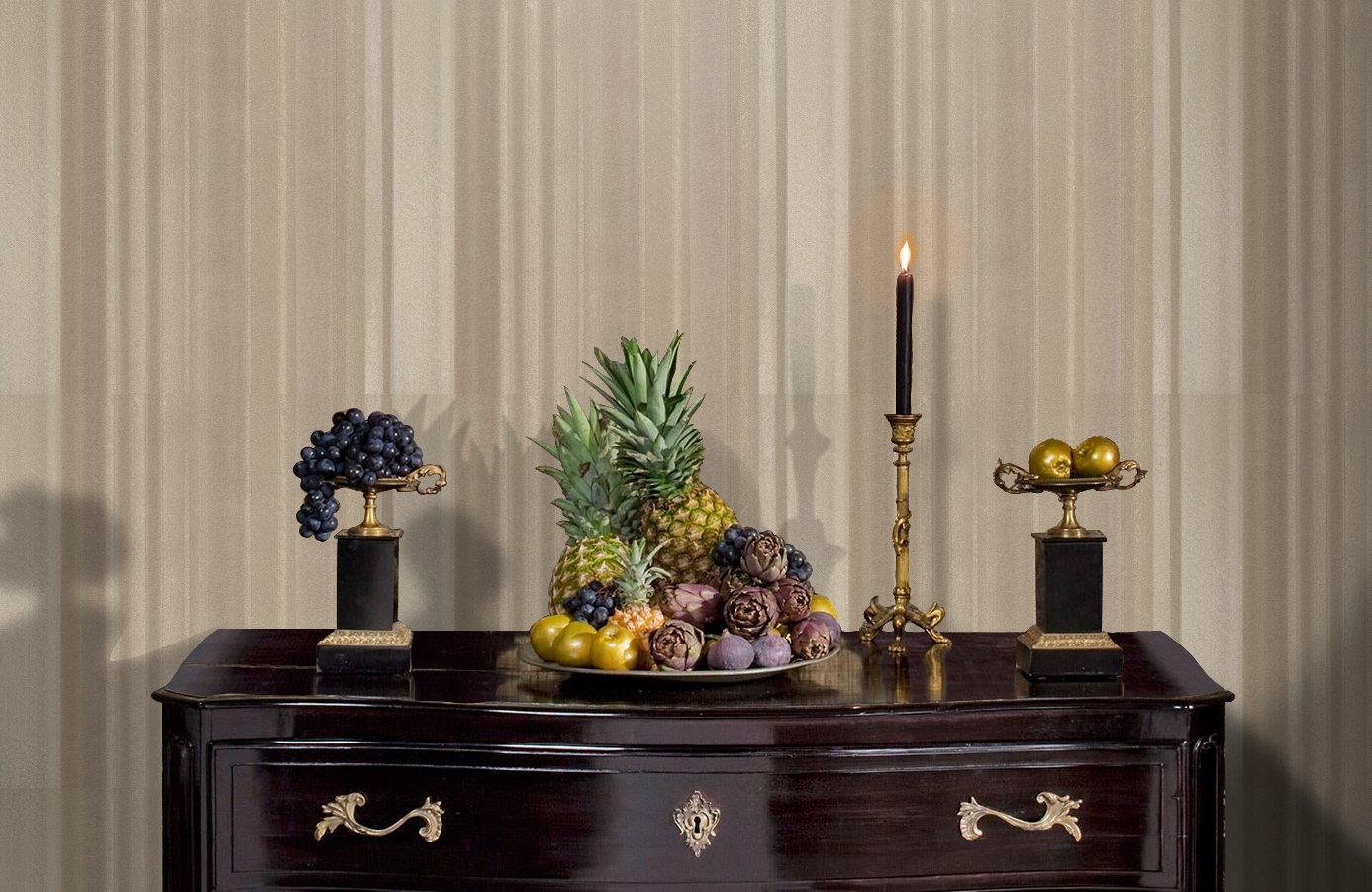 Обои 82029 фото в интерьере гостиной