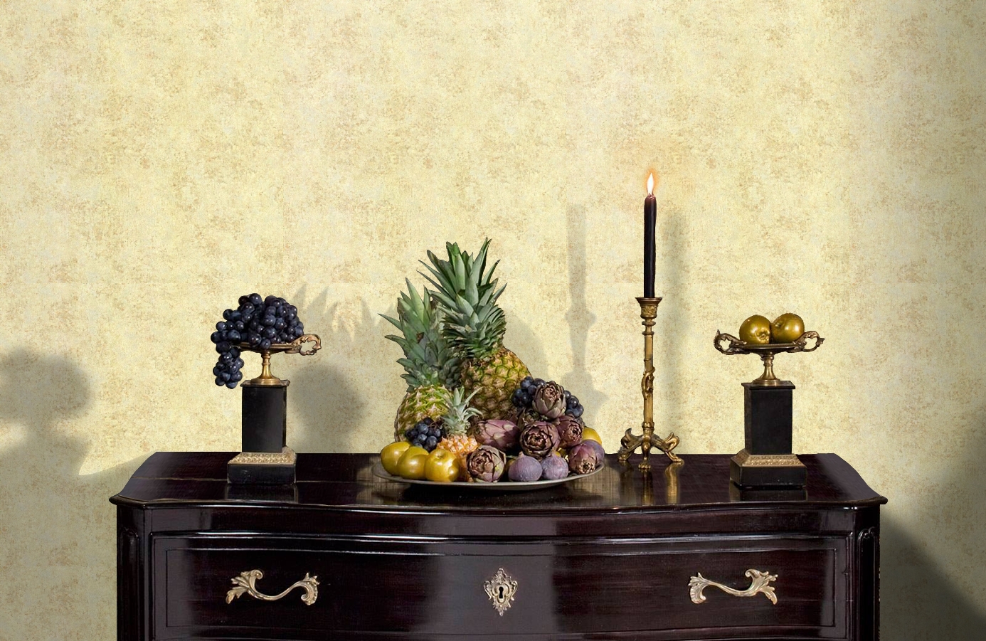 Обои 82051 фото в интерьере гостиной