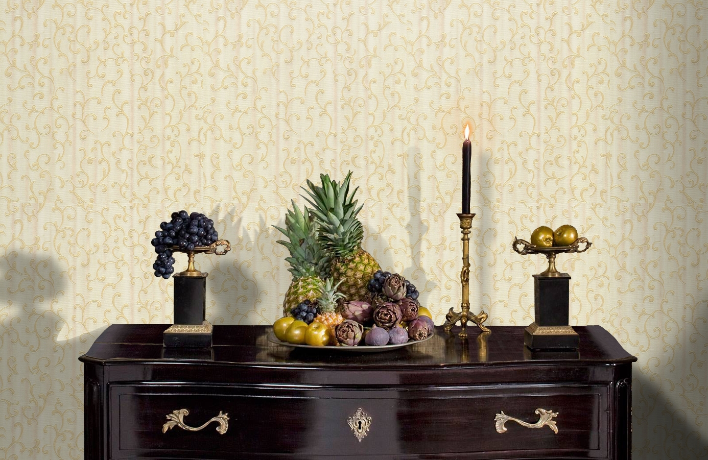 Обои 82079 фото в интерьере гостиной