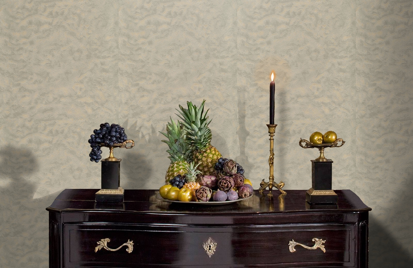 Обои 82098 фото в интерьере гостиной