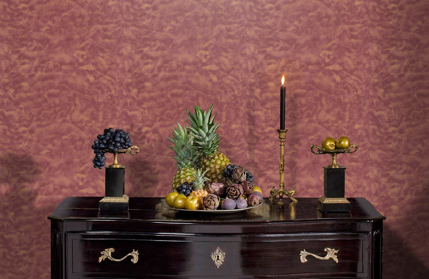 Обои 82101 фото в интерьере гостиной