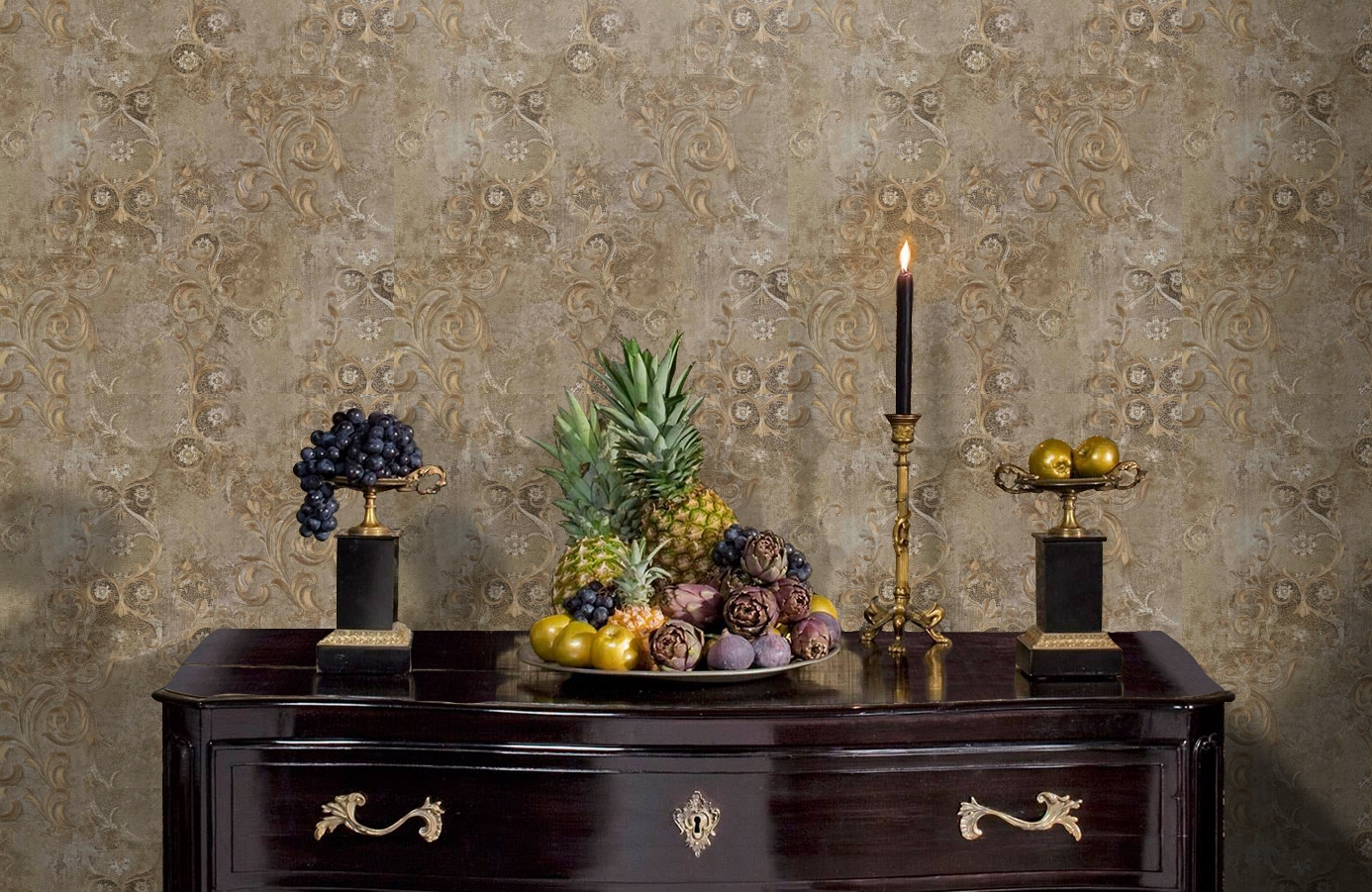 Обои 82122 фото в интерьере гостиной