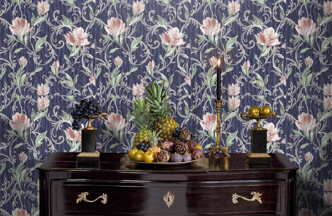 Обои 83069 фото в интерьере гостиной Обои 83069 фото в интерьере гостиной