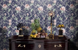 Обои 83069 фото в интерьере гостиной превью