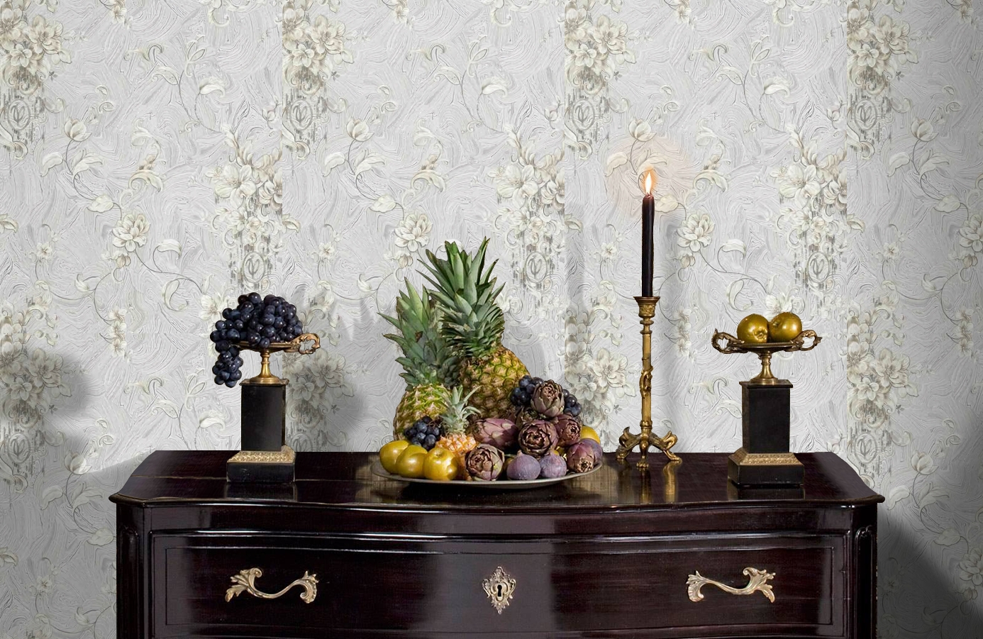 Обои 84011 фото в интерьере гостиной