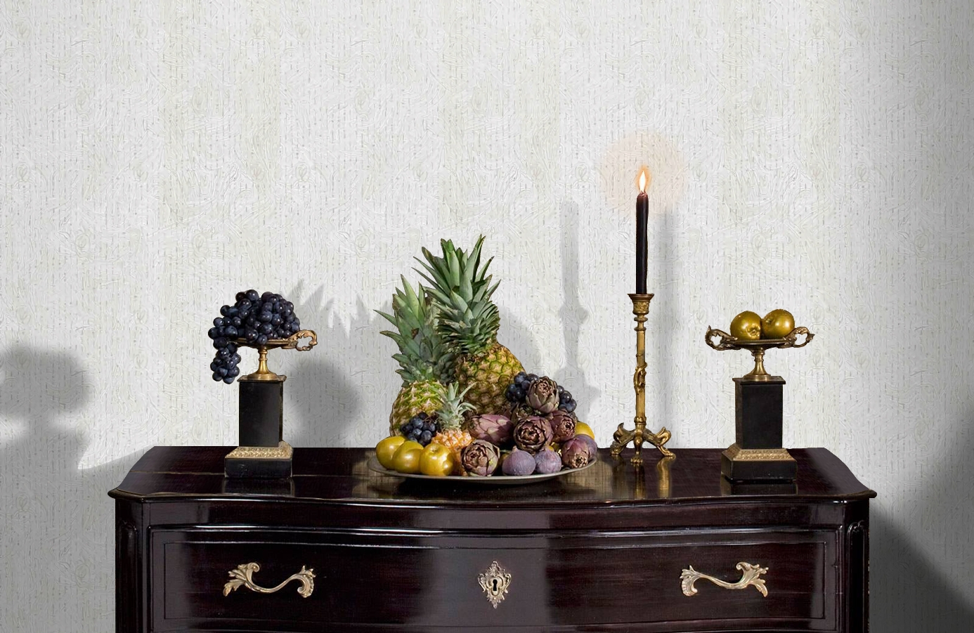 Обои 84018 фото в интерьере гостиной