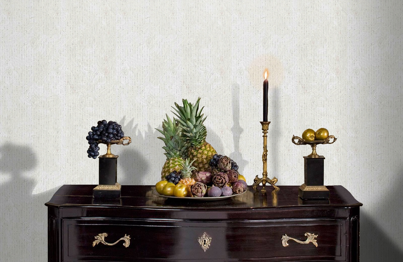 Обои 84019 фото в интерьере гостиной