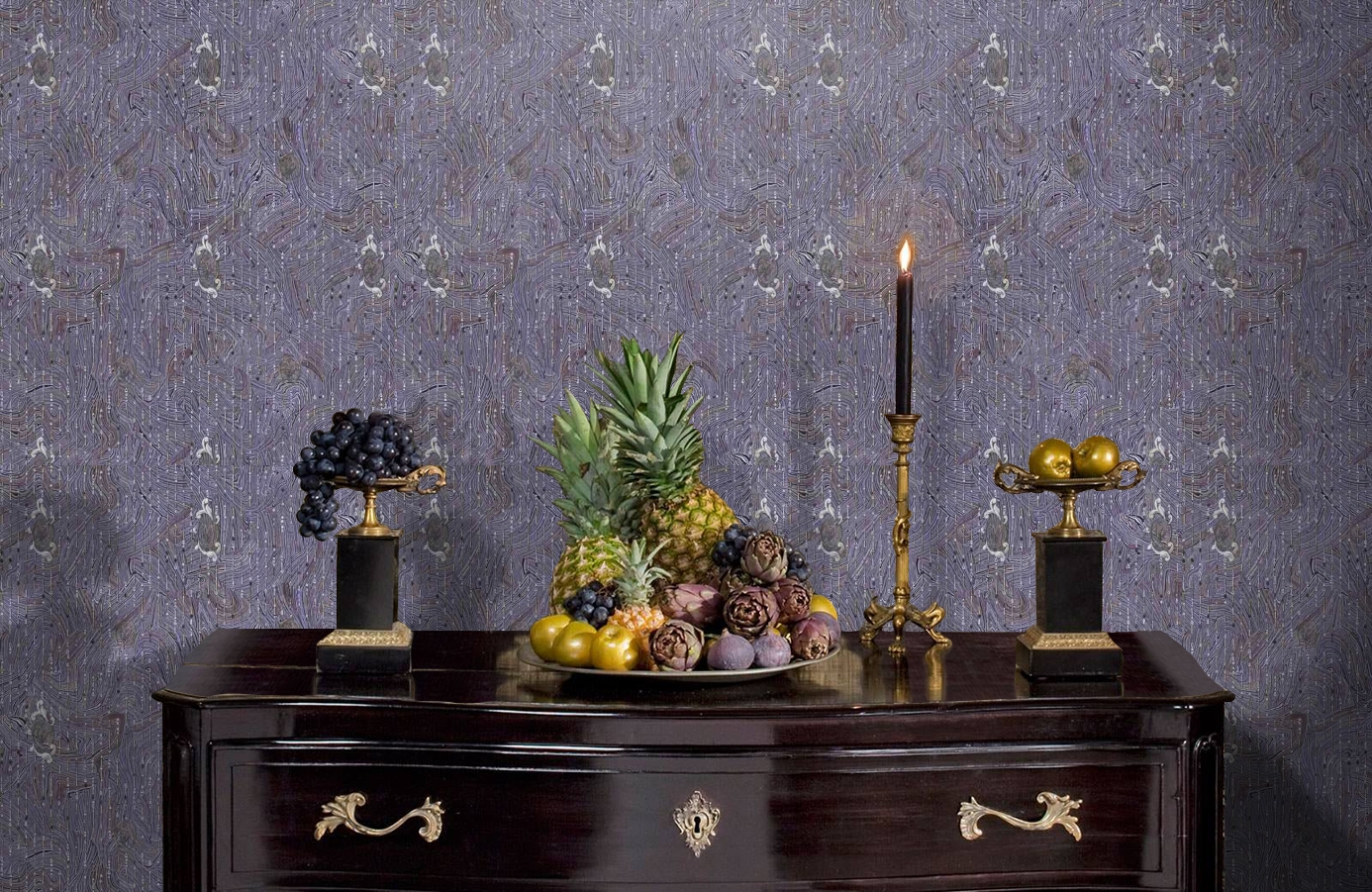 Обои 84022 фото в интерьере гостиной