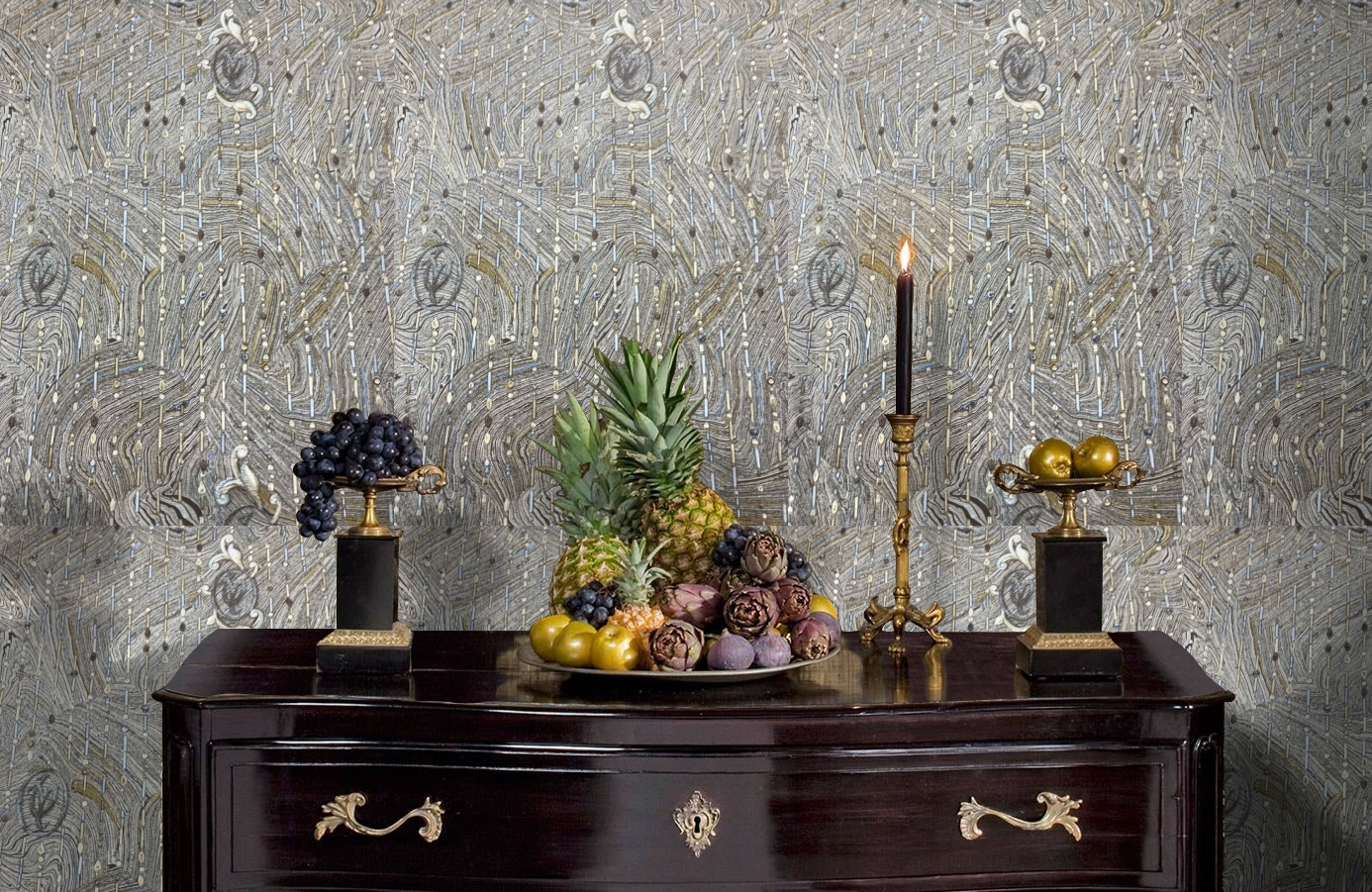 Обои 84024 фото в интерьере гостиной