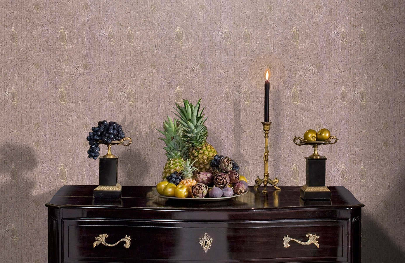 Обои 84025 фото в интерьере гостиной