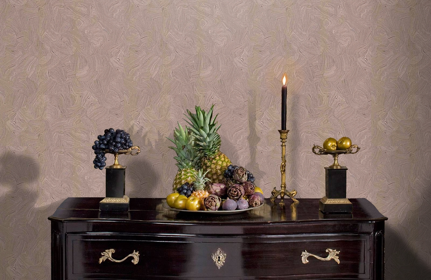 Обои 84038 фото в интерьере гостиной