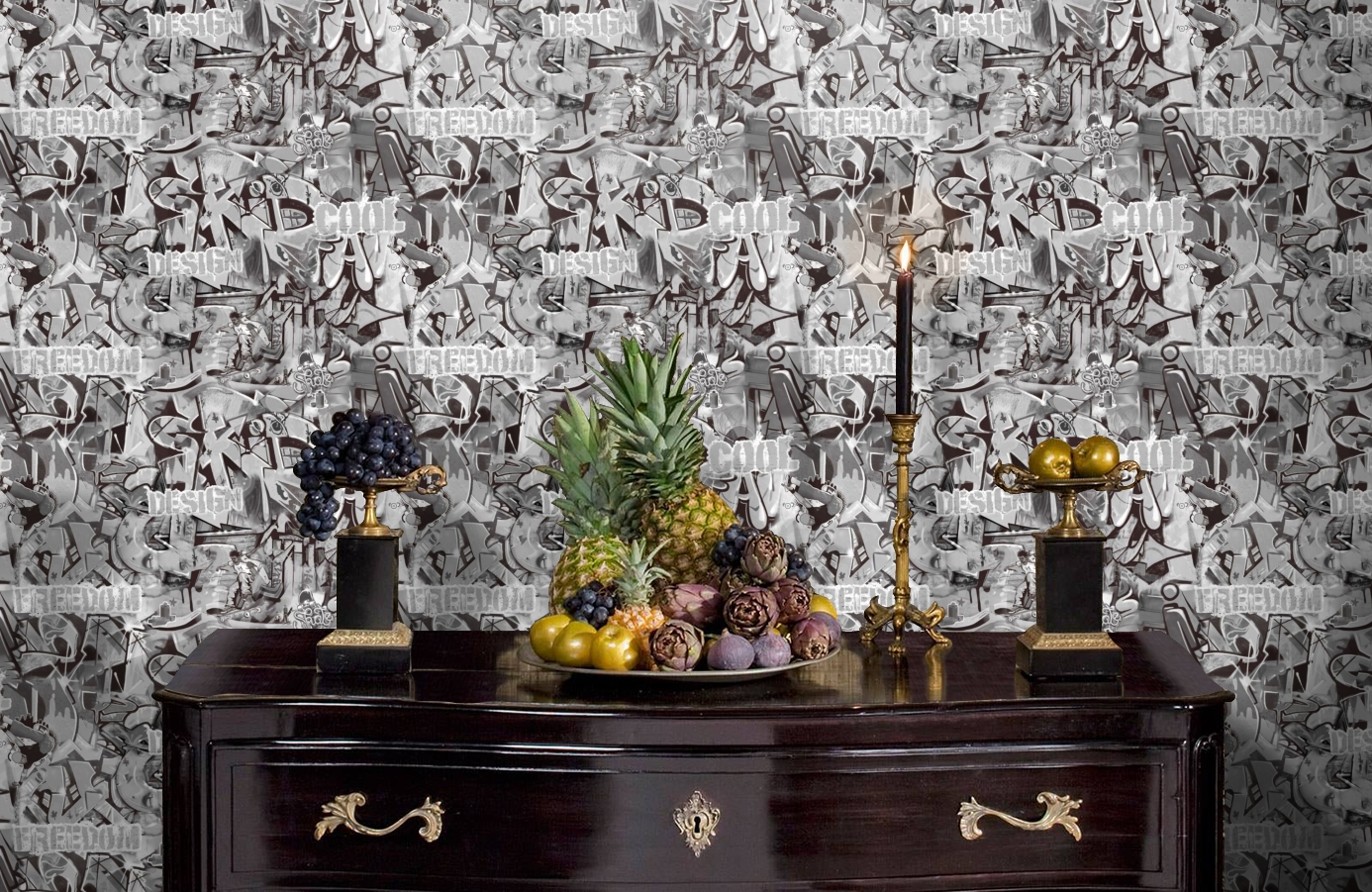 Обои 998171 фото в интерьере гостиной