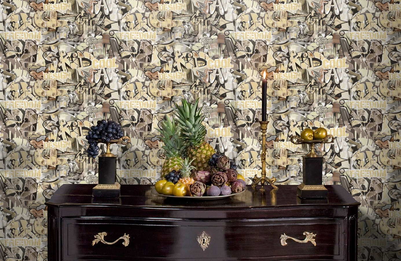 Обои 998172 фото в интерьере гостиной