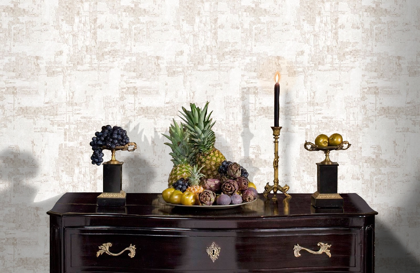 Обои AK2616 фото в интерьере гостиной