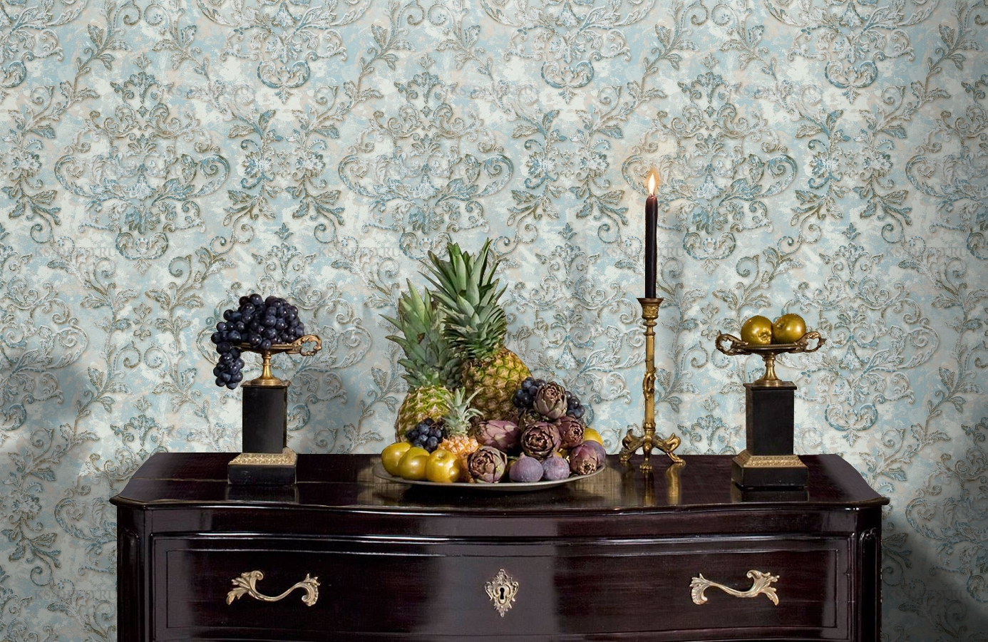 Обои MC11503 фото в интерьере гостиной Обои MC11503 фото в интерьере гостиной